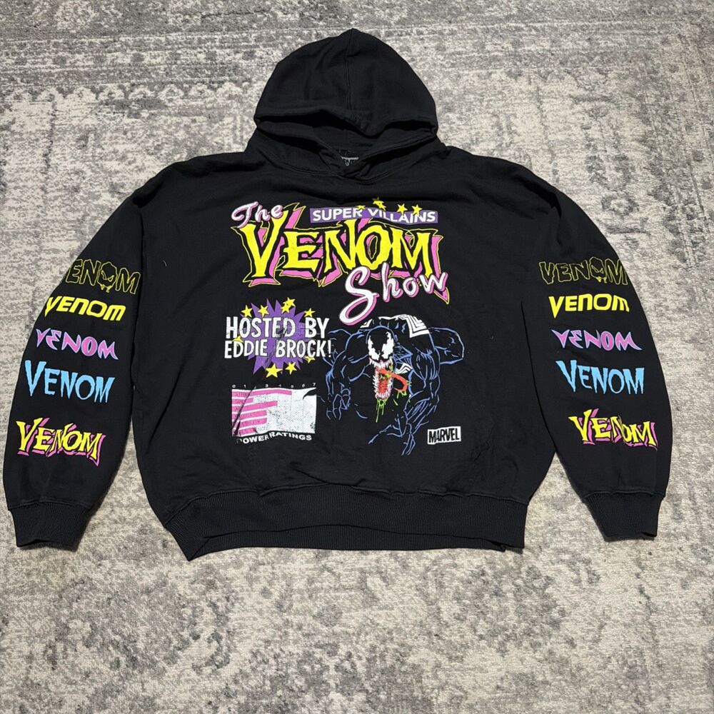 MARVEL VENOM THE VENOM SHOW PREMIUM HOODIE L